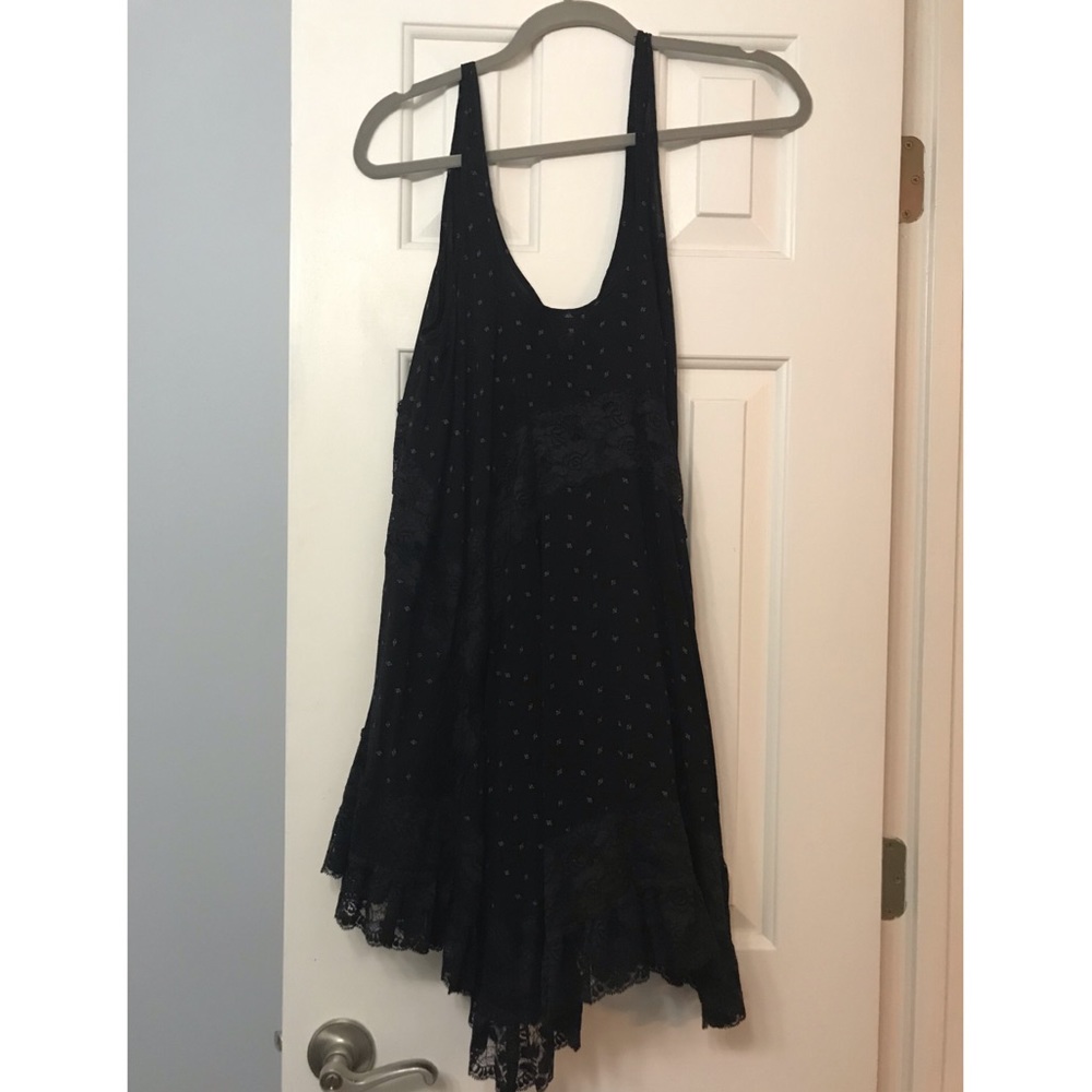 Free people black slip worn once